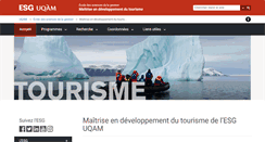 Desktop Screenshot of mtourisme.esg.uqam.ca