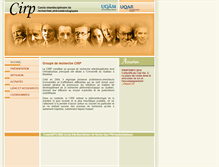 Tablet Screenshot of cirp.uqam.ca