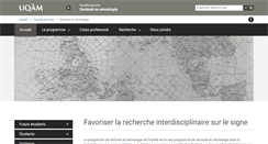 Desktop Screenshot of doctorat-semiologie.uqam.ca