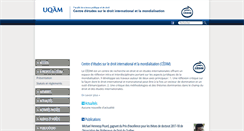Desktop Screenshot of cedim.uqam.ca