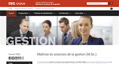 Desktop Screenshot of mscgestion.esg.uqam.ca
