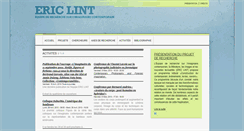 Desktop Screenshot of ericlint.uqam.ca