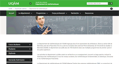 Desktop Screenshot of math.uqam.ca