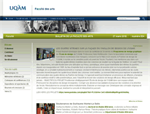 Tablet Screenshot of bulletin-arts.uqam.ca