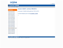 Tablet Screenshot of journal.uqam.ca
