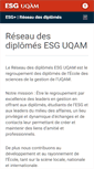 Mobile Screenshot of diplomes.esg.uqam.ca