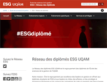 Tablet Screenshot of diplomes.esg.uqam.ca