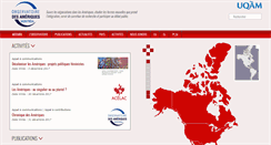 Desktop Screenshot of ameriques.uqam.ca