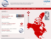 Tablet Screenshot of ameriques.uqam.ca