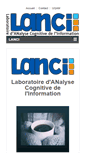 Mobile Screenshot of lanci.uqam.ca