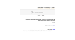 Desktop Screenshot of interfaceasymmetry.uqam.ca