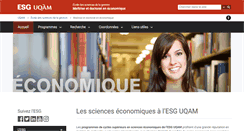 Desktop Screenshot of ecosup.esg.uqam.ca