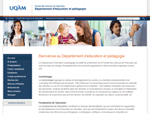 Tablet Screenshot of dep.uqam.ca