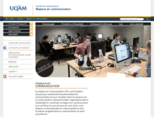 Tablet Screenshot of majcom.uqam.ca