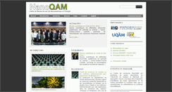 Desktop Screenshot of nanoqam.uqam.ca