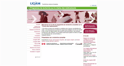 Desktop Screenshot of chaine.uqam.ca