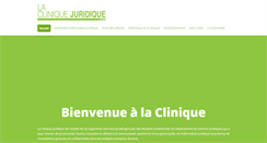 Desktop Screenshot of cliniquejuridique.uqam.ca