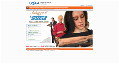 Desktop Screenshot of competencesessentielles.uqam.ca