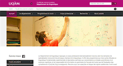 Desktop Screenshot of linguistique.uqam.ca