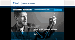 Desktop Screenshot of professeurs.uqam.ca