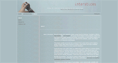 Desktop Screenshot of interstices.uqam.ca