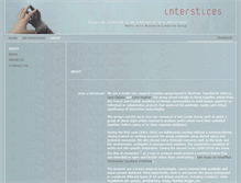 Tablet Screenshot of interstices.uqam.ca