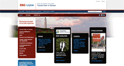 Desktop Screenshot of chairedetourisme.uqam.ca