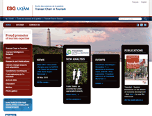 Tablet Screenshot of chairedetourisme.uqam.ca