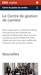 Mobile Screenshot of cgc.esg.uqam.ca