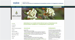 Desktop Screenshot of declique.uqam.ca