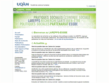 Tablet Screenshot of larepps.uqam.ca