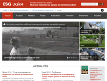Tablet Screenshot of patrimoine.uqam.ca