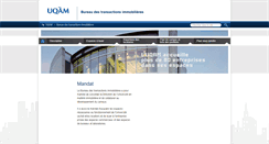 Desktop Screenshot of bti.uqam.ca