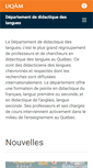 Mobile Screenshot of ddl.uqam.ca