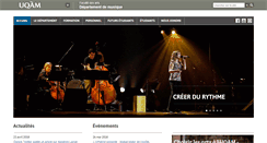 Desktop Screenshot of musique.uqam.ca