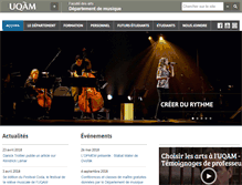 Tablet Screenshot of musique.uqam.ca