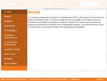 Tablet Screenshot of cpfe.uqam.ca