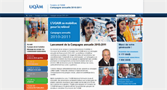 Desktop Screenshot of campagne2010-2011.fondation.uqam.ca