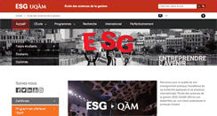 Desktop Screenshot of esg.uqam.ca