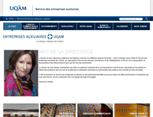 Tablet Screenshot of ea.uqam.ca