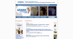 Desktop Screenshot of grama.uqam.ca