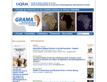 Tablet Screenshot of grama.uqam.ca