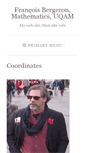 Mobile Screenshot of bergeron.math.uqam.ca