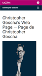 Mobile Screenshot of cgoscha.uqam.ca