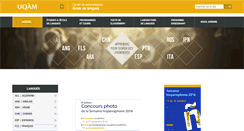 Desktop Screenshot of langues.uqam.ca