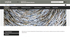 Desktop Screenshot of litterature.uqam.ca