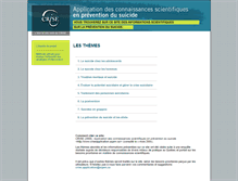 Tablet Screenshot of criseapplication.uqam.ca