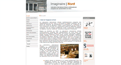 Desktop Screenshot of imaginairedunord.uqam.ca